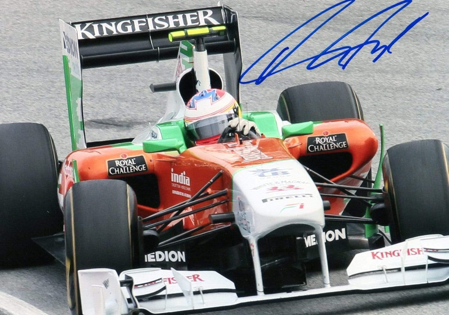 FORMULA ONE Paul di Resta FORCE INDIA 2011 autograph, In-Person signed Photo Poster painting