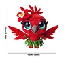 Fiery Red Crochet Kit &ndash; Colorful Bird DIY Stuffed Animal