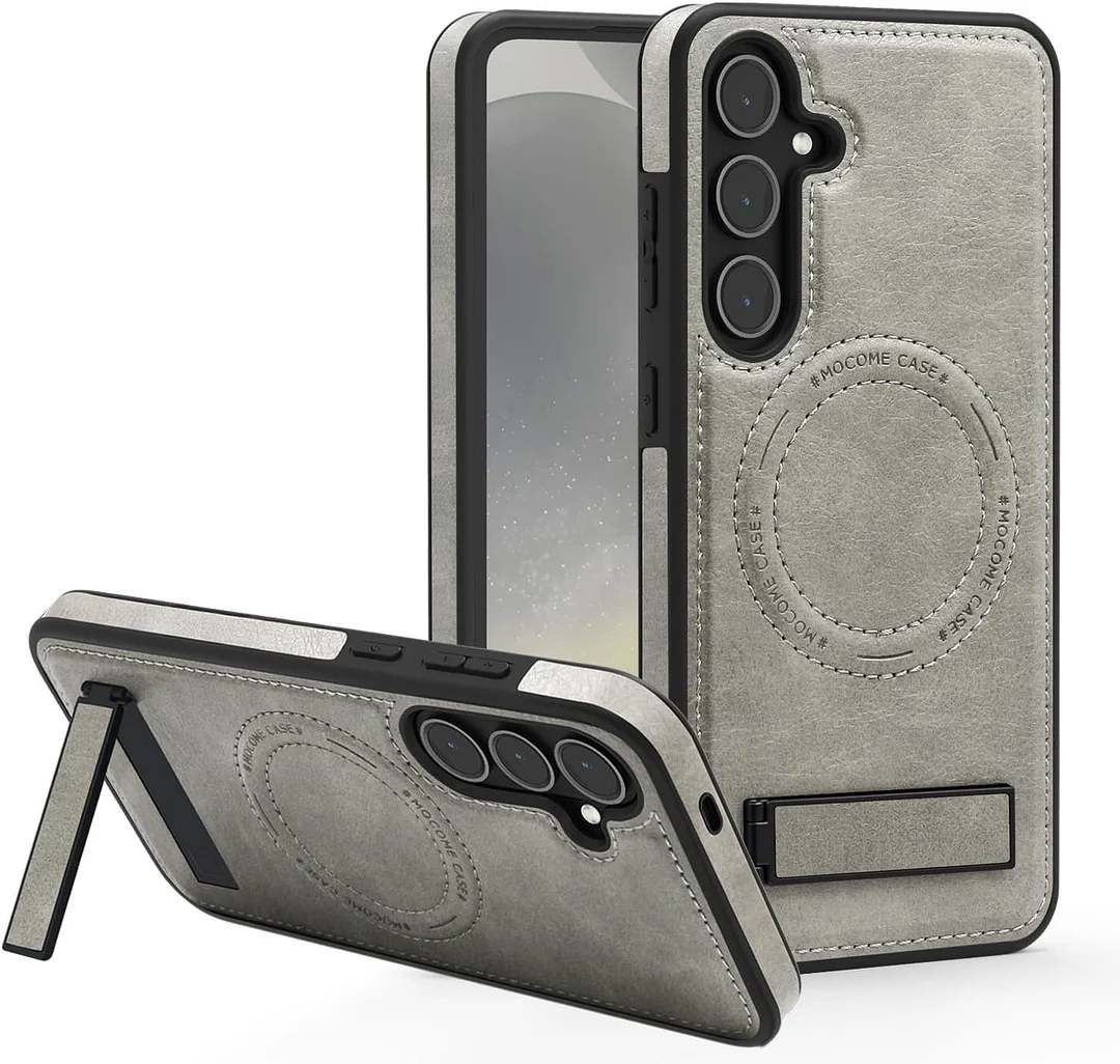 Samsung Galaxy Z Fold 6 Leather Case Magnetic Protective Case Holder Phone Case