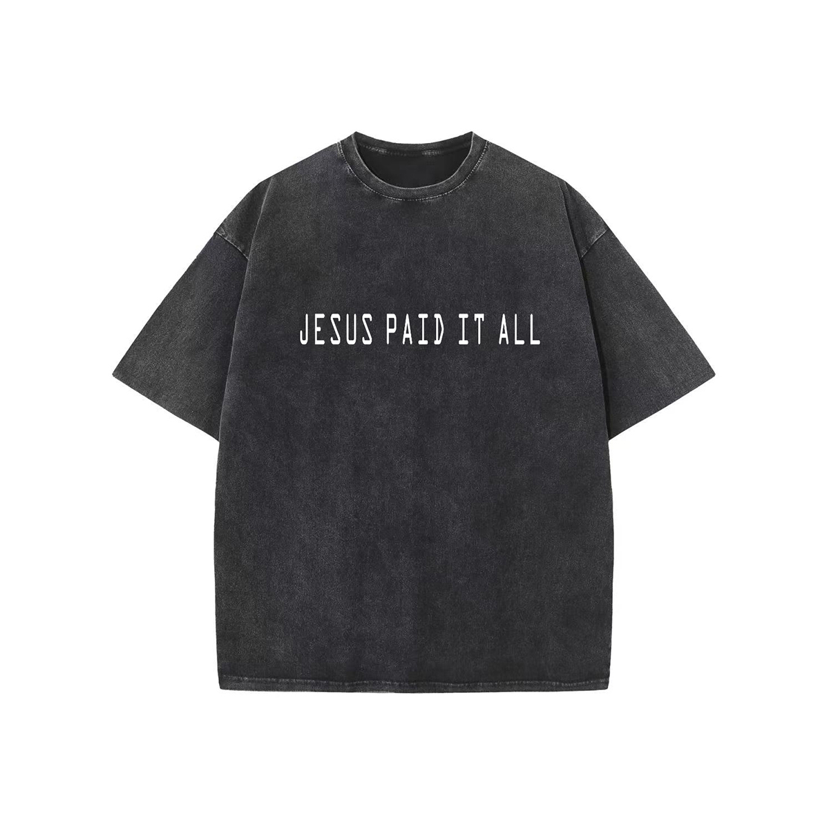 Loveciss®/ Jesus Paid It All Unisex Washed T-Shirt