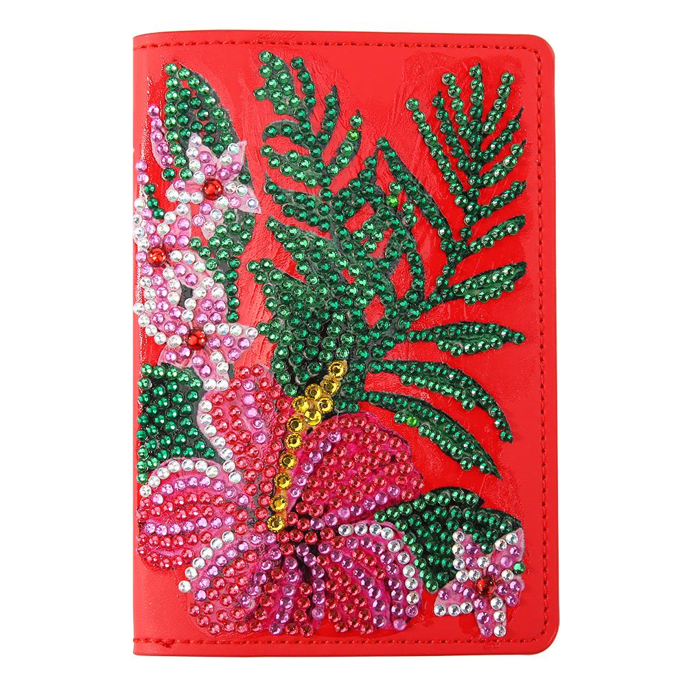 

Flower - 5D DIY Craft Travel Storage Passport Cover, 501 Original