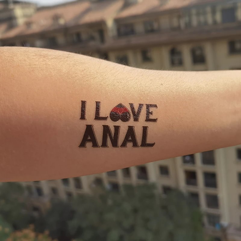 Gingf Love Anal - Cuckold Temporary Tattoo Fetish for Hotwife cuckold