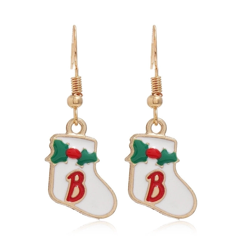 Fashion Christmas Tree Santa Claus Alloy Plating Women’s Drop Earrings 1 Pair