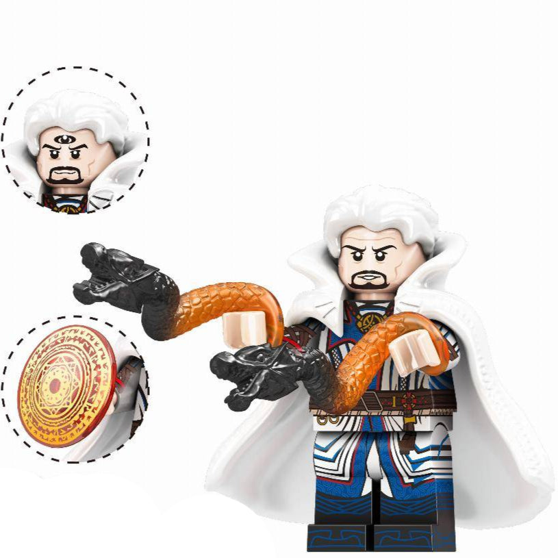 Doctor Strange (White) Custom Marvel Superhero Minifigure Minifigure Bricks monstertoys