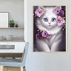 Diamond Painting -DIY Round Drill Cat