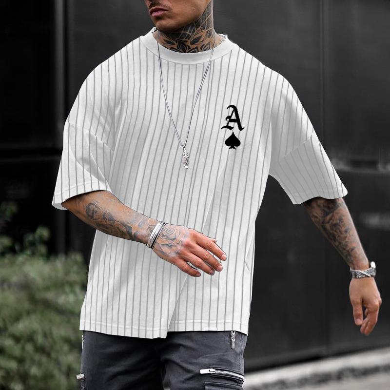 Fashion Casual Letter Men's T-shirt