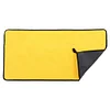 Car Wash Towel Absorbent Coral Fleece Towel for Home Cleaning Yellow+Grey