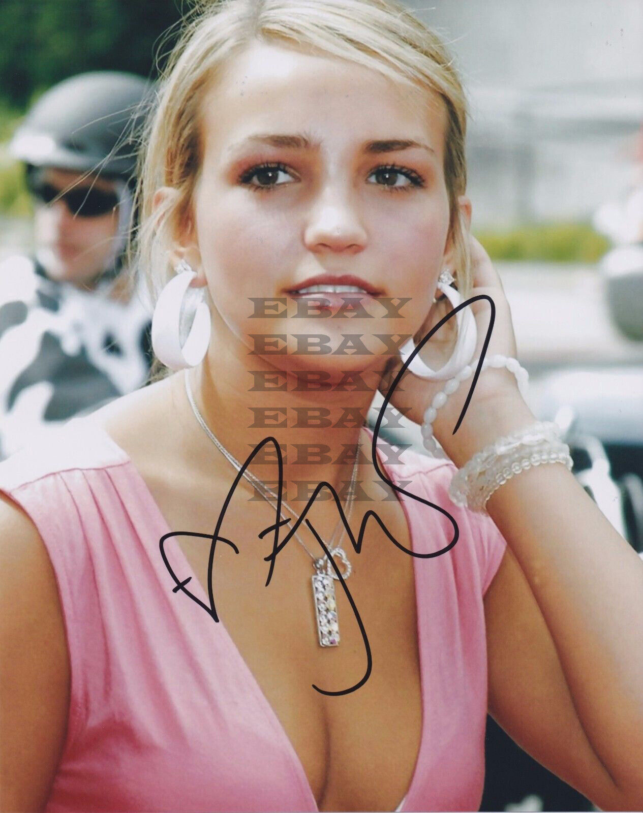 Jamie Lynn Spears Autographed Signed 8x10 Photo Poster painting Rep