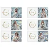 6 PCS Wedding Dress - 5D DIY Greeting Card