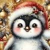 Diamond Painting-DIY Full Round Drill Penguin