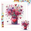 Diamond Painting -DIY Full Square Drill Valentine s Day Flower(35*35CM）