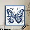 Butterfly-11CT Stamped Cross Stitch 40*40cm/15.75*15.75in