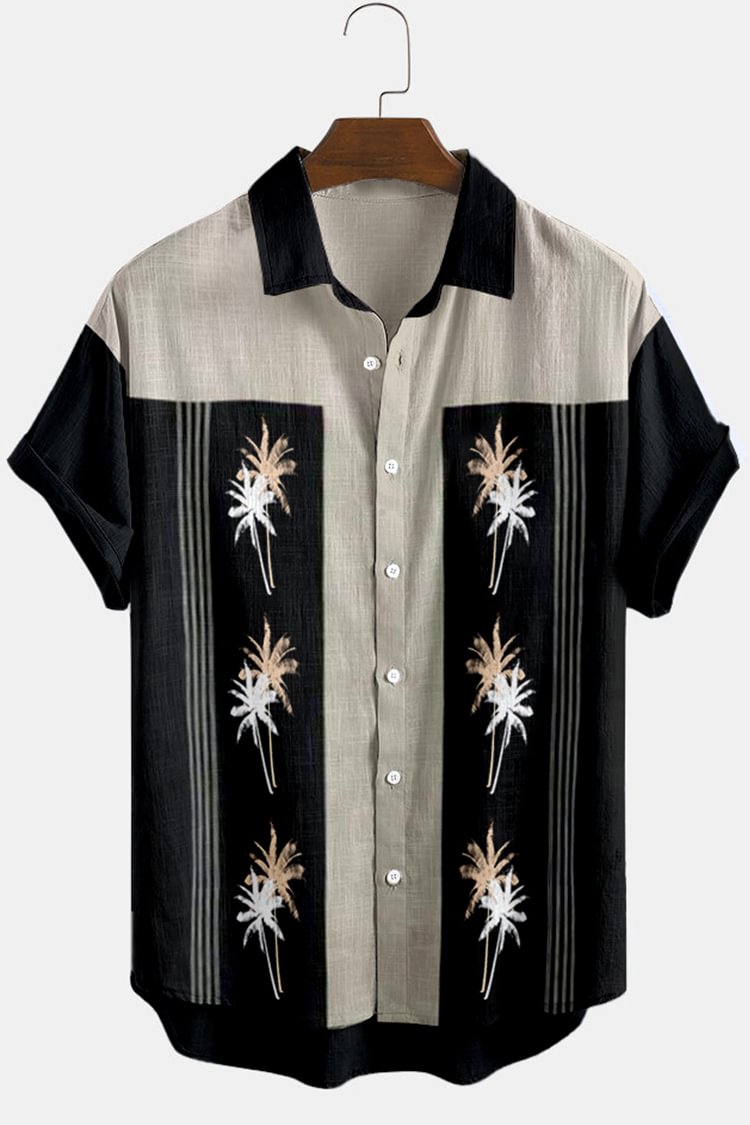 Trendy Casual Coconut Print Shirt