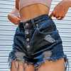 Women's Super High Waist Denim Ripped Shorts Love Wins Sexy Hot Pants Shorts by Inlyline