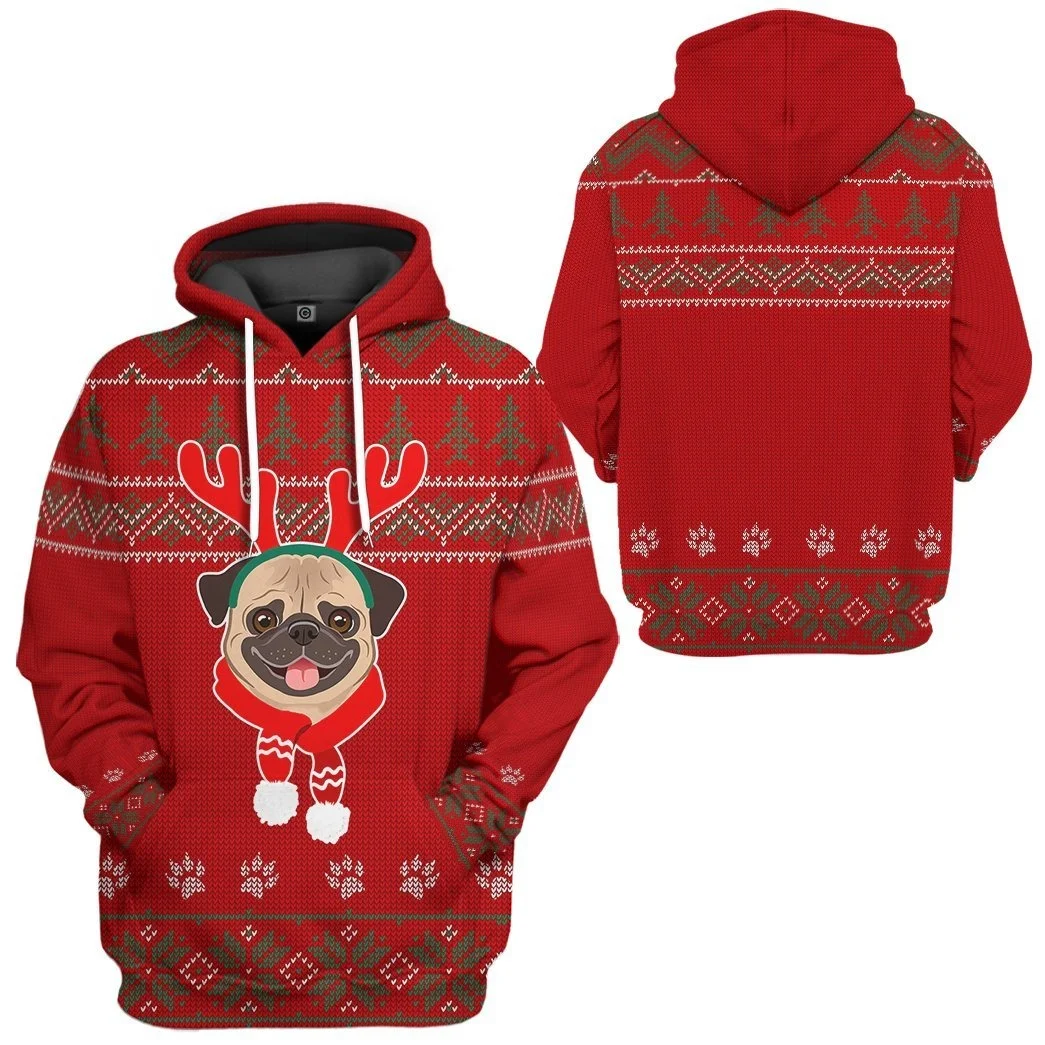Unisex Ugly Christmas Sweaters 3D Print Hoodies