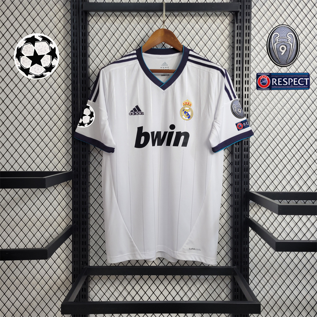 Retro Real Madrid 12-13 Home Stadium Jersey