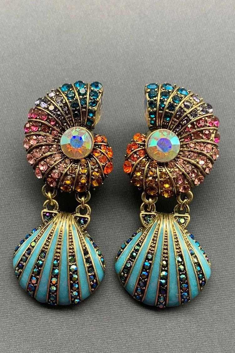 Amalia Flicker Shell Earrings