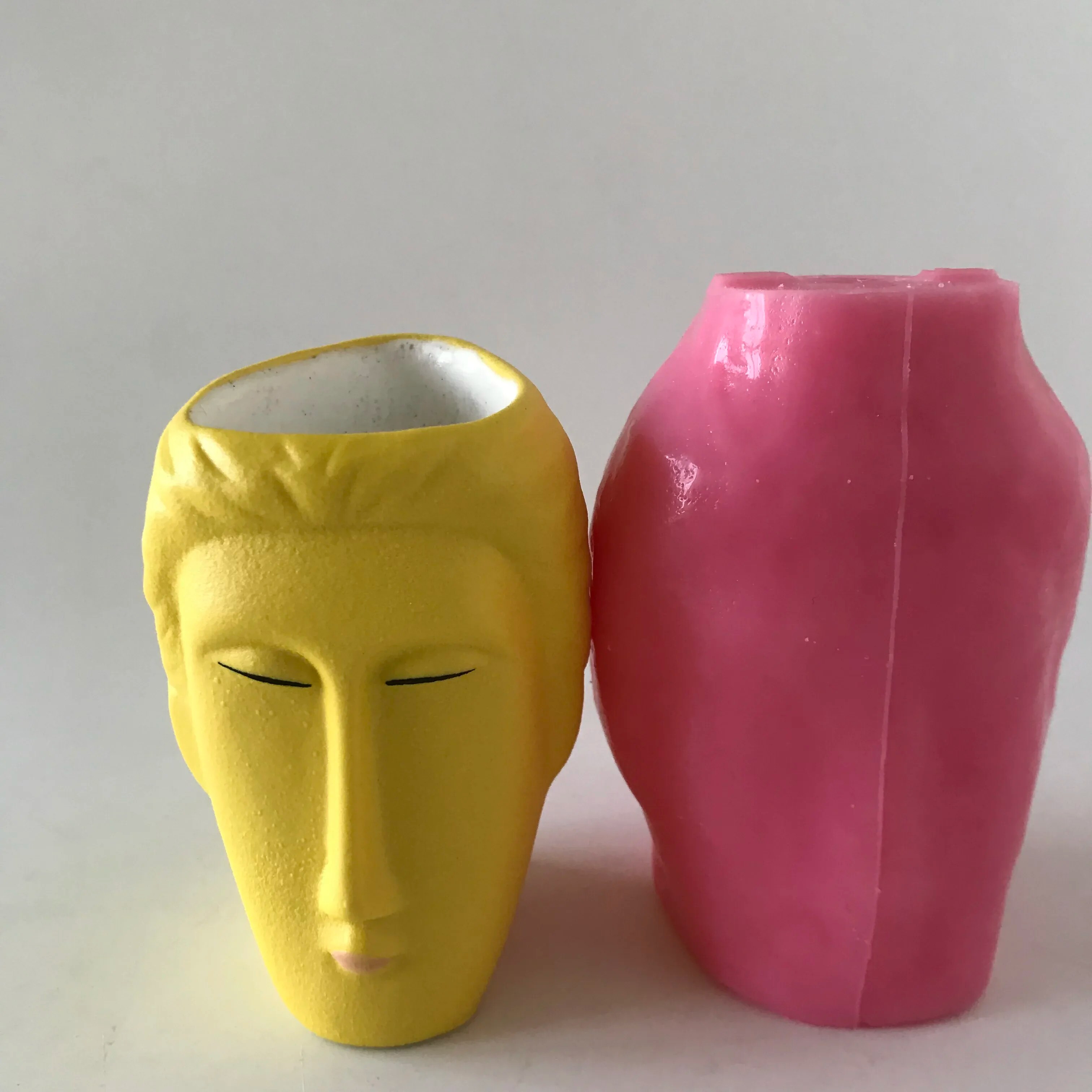 3D Clay Cement Silicone Vase Mould DIY Candle Concrete Plaster Resin Craft Handmade Flower Pot Molds