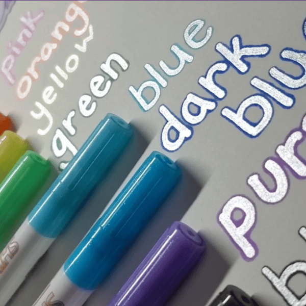 🎅Christmas PRE SALE -58% OFF🎄Gorgeous Double Outline Markers Set (8/12 colors)🎁