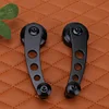 2pcs Aluminum Alloy Car Window Handle Winder Riser Replacement(Black)