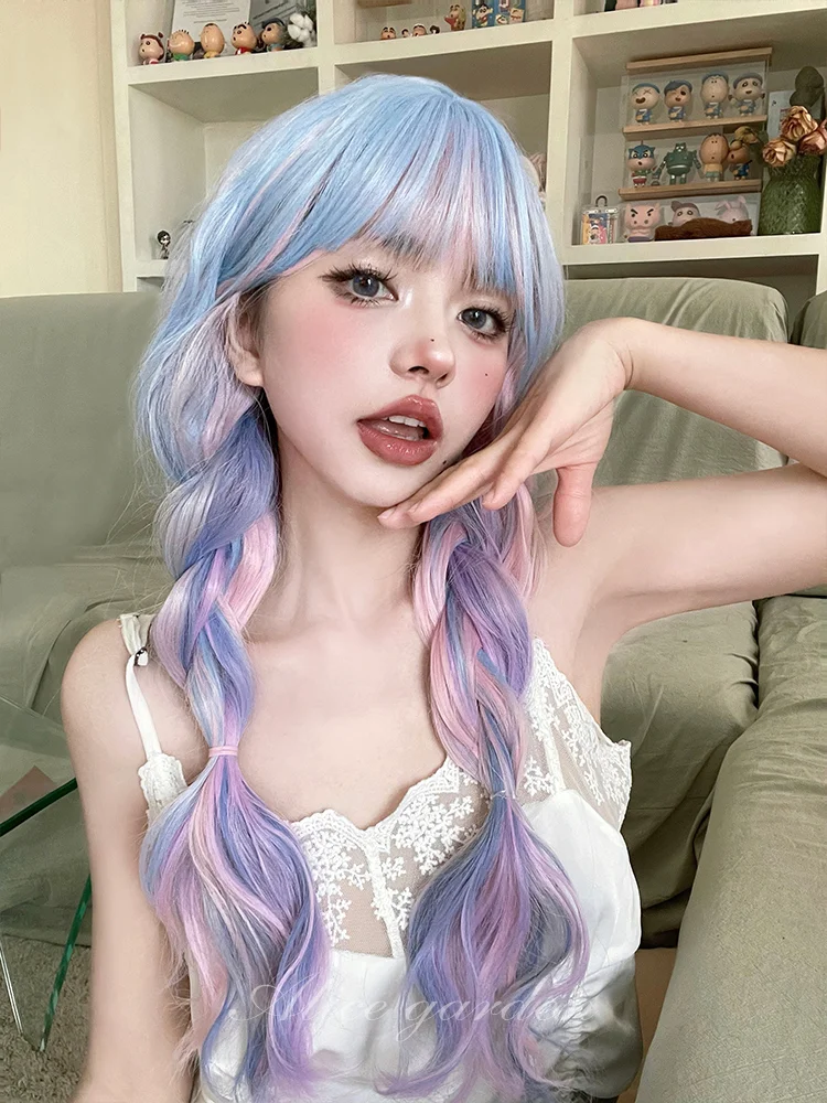 Casual Series Mermaid Pastel Mixed Lolita Wig SP19498