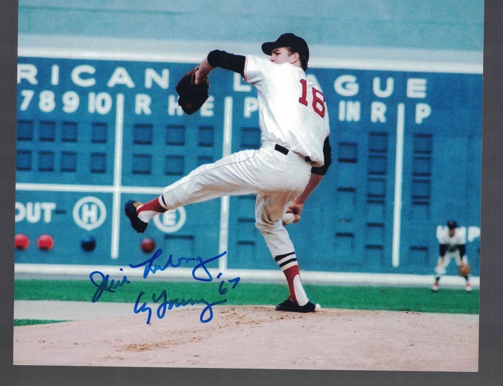 Jim Lonborg Boston Red Sox Signed 8 x 10