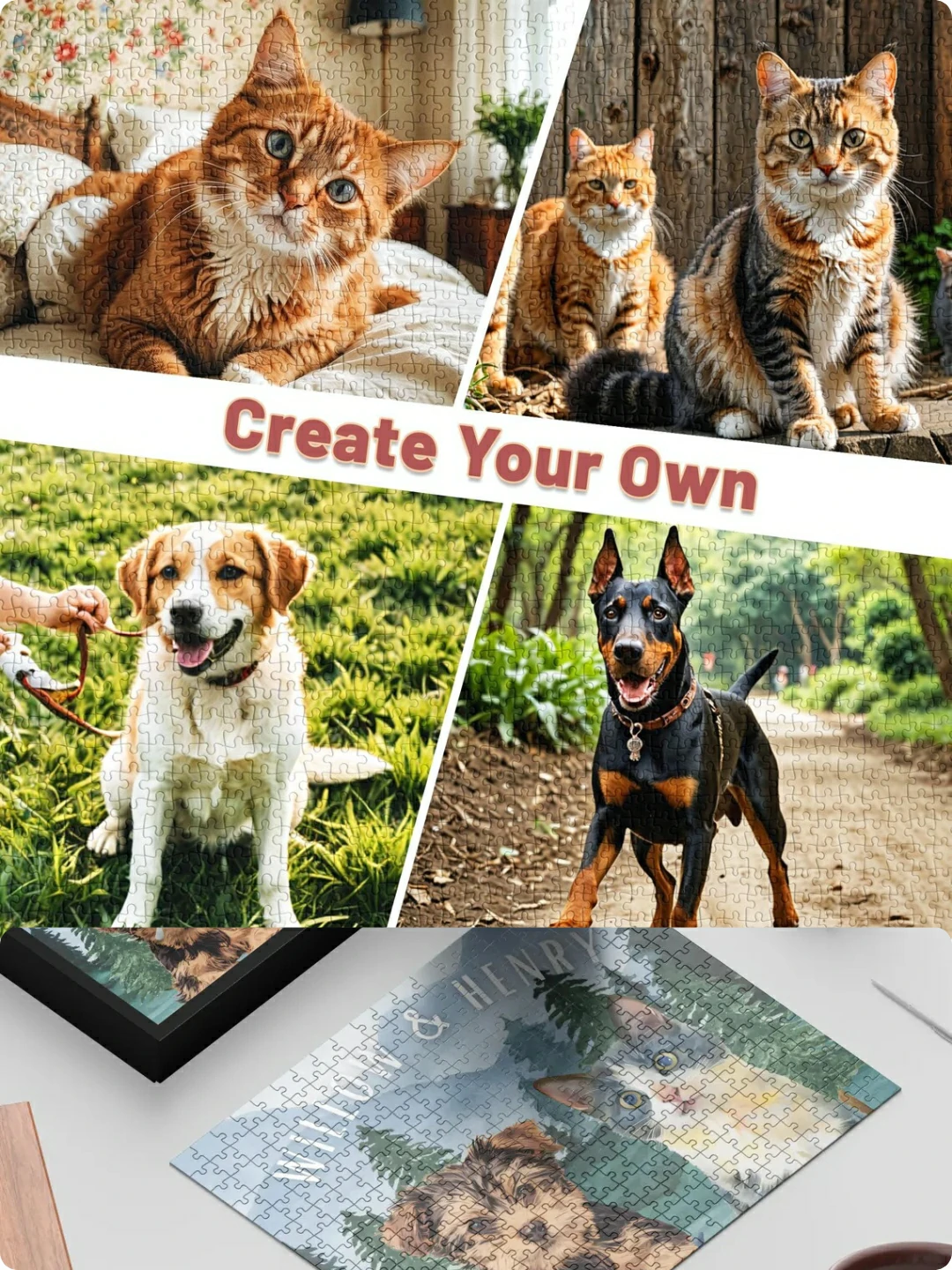 Custom Pet Jigsaw Puzzles Gift