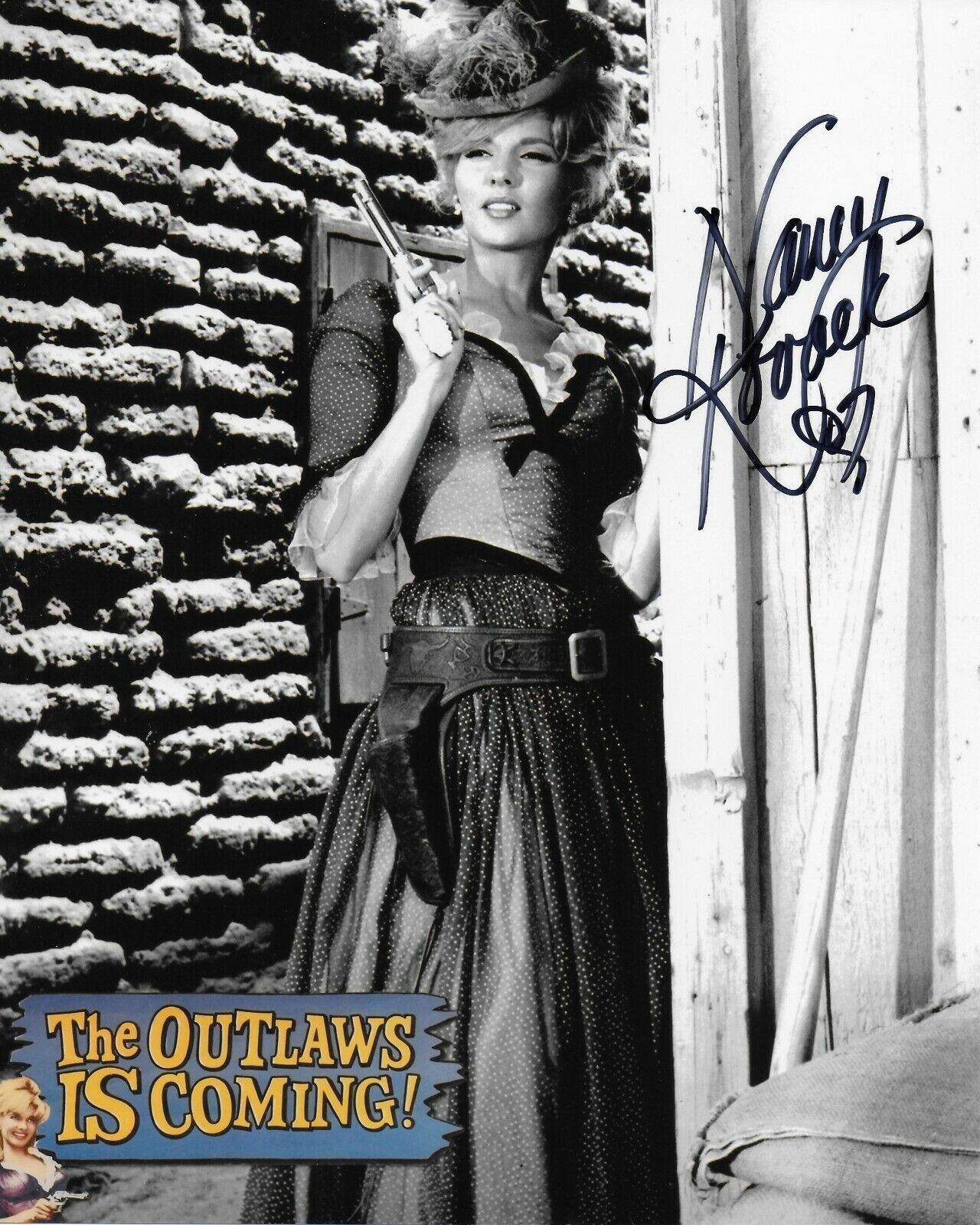 Nancy Kovack The Outlaws.. Original Autographed 8X10 Photo Poster painting signed @HollywoodShow