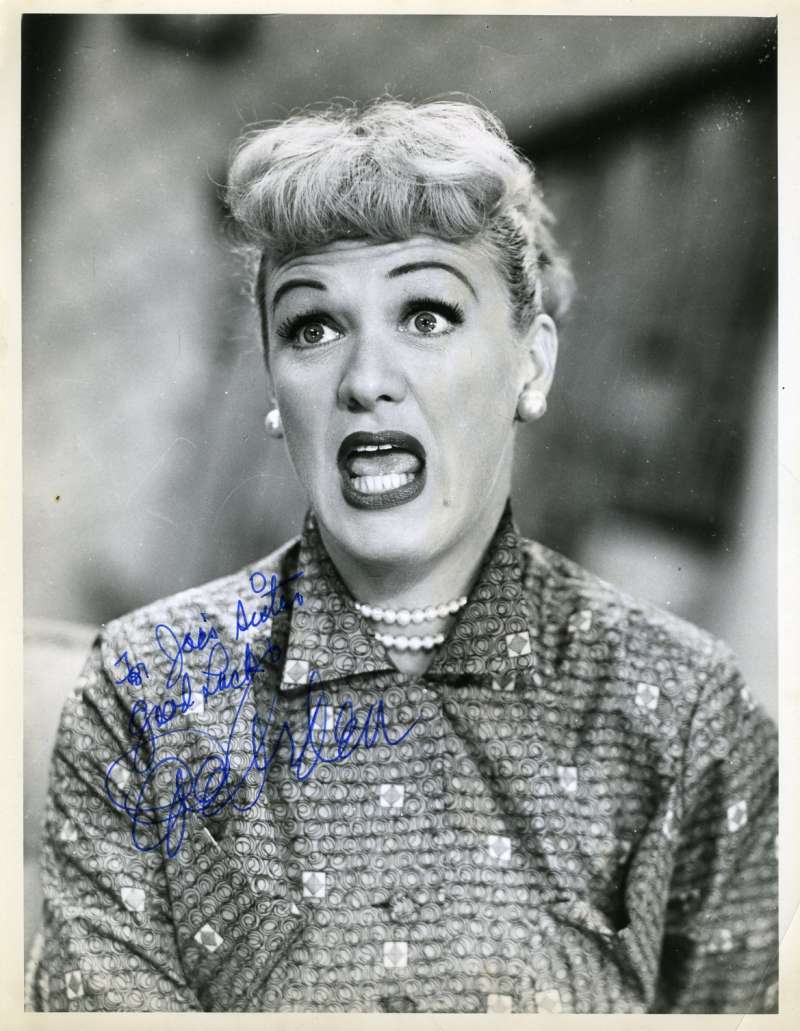 Eve Arden Hand Signed Jsa Coa 7x9 Photo Poster painting Authentic Autograph