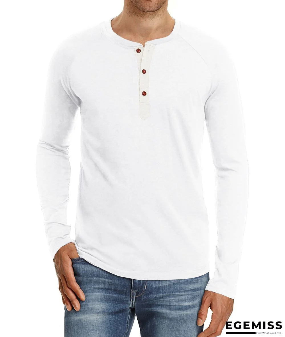 Men's Wear Long Sleeve T-shirt Round Neck Bottoming Shirt | EGEMISS