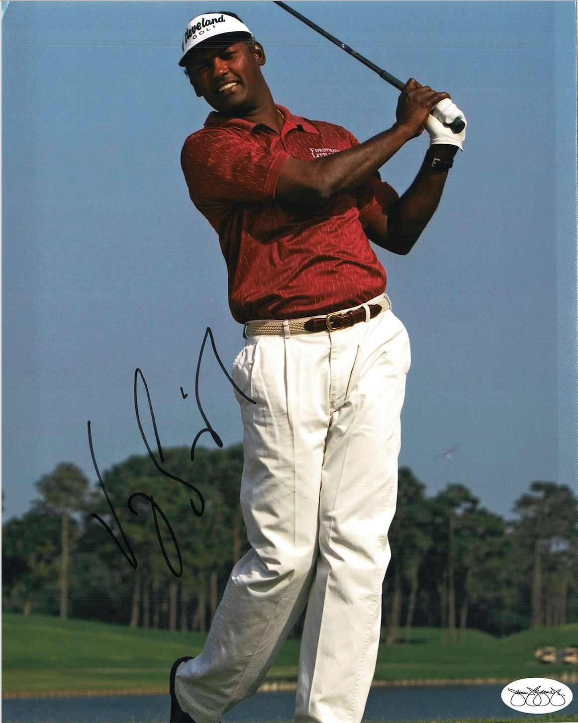 Vijay Singh signed autographed 8x10 Photo Poster painting! RARE! JSA Authenticated! 7516