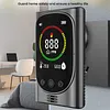 4-in-1 Carbon Monoxide Alarm Plug in Wall Portable Carbon Monoxide Detector with Temperature & Humidity Display for Home Bedroom Kitchen RV