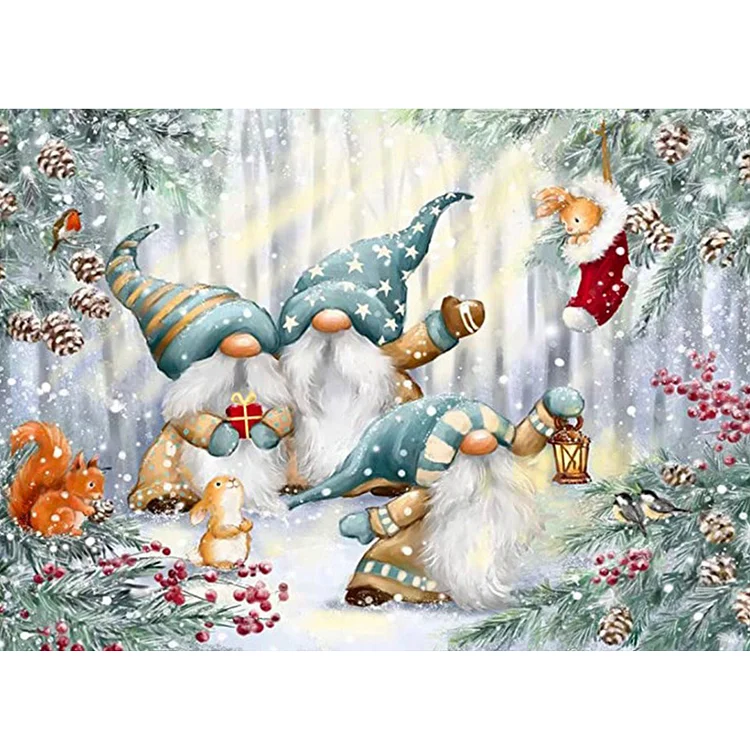 Snow Goblin - Full Round - Diamond Painting (40*30cm)