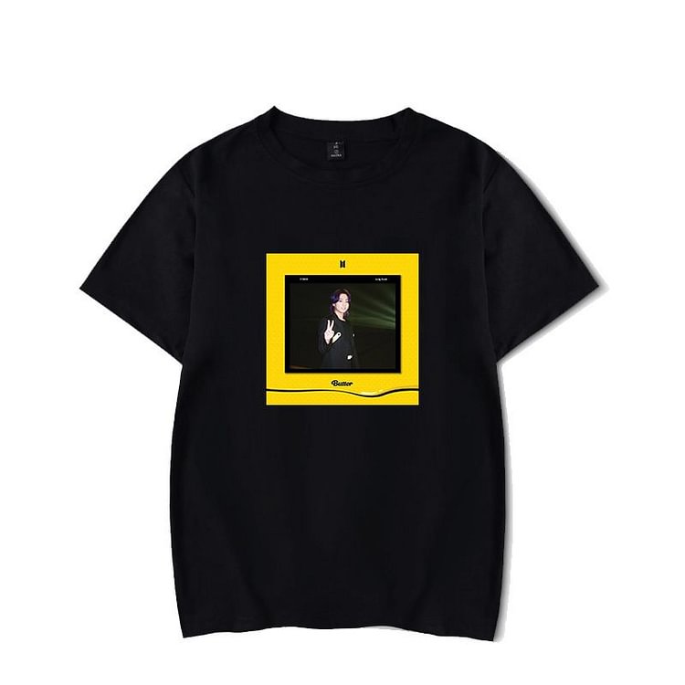 방탄소년단 Butter Photo Casual T-shirt