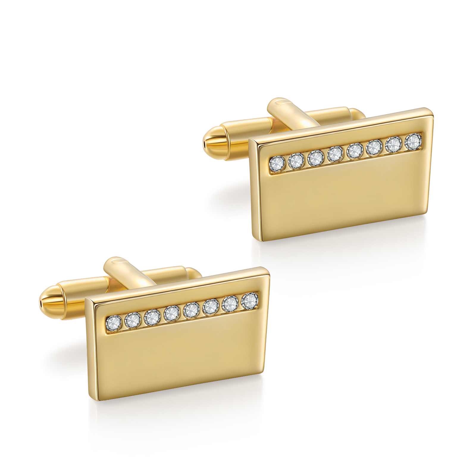 Personalised Men's Cufflinks Custom 2 Names Metal Cufflinks Copper Wedding Gift for Him-Jessemade AU