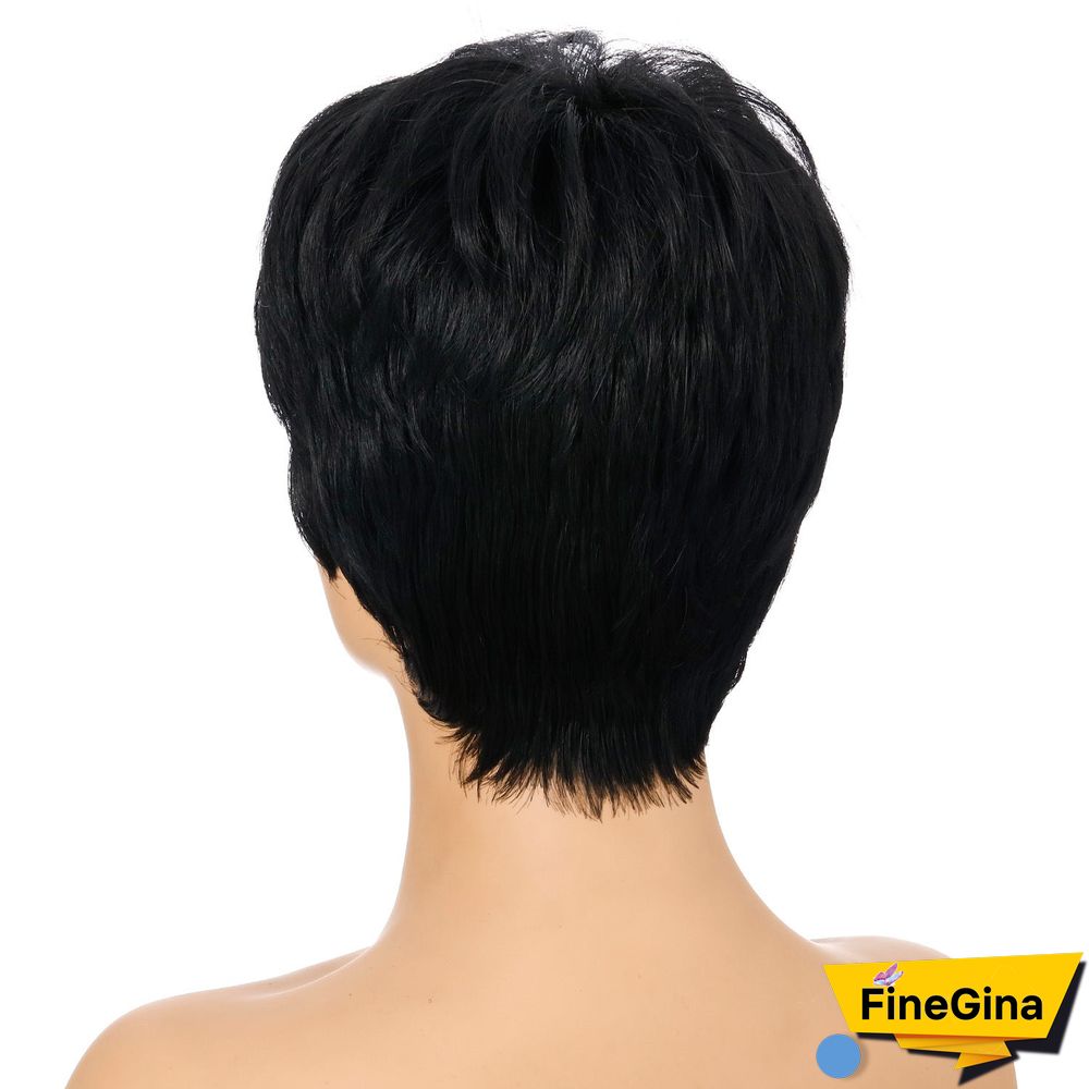 Wig Hot Selling Fashion Chemical Fiber Head Set Female Multicolor Short Hair Set