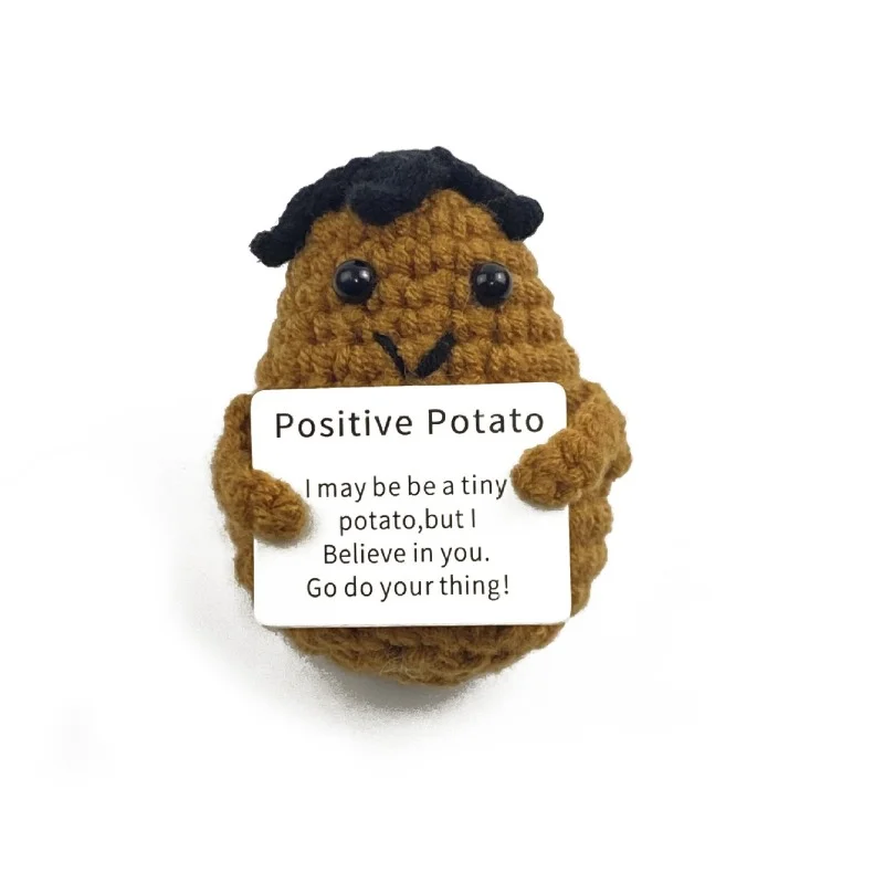 Find your positive potato here: www..com/shop/yarncreationsbyjp #