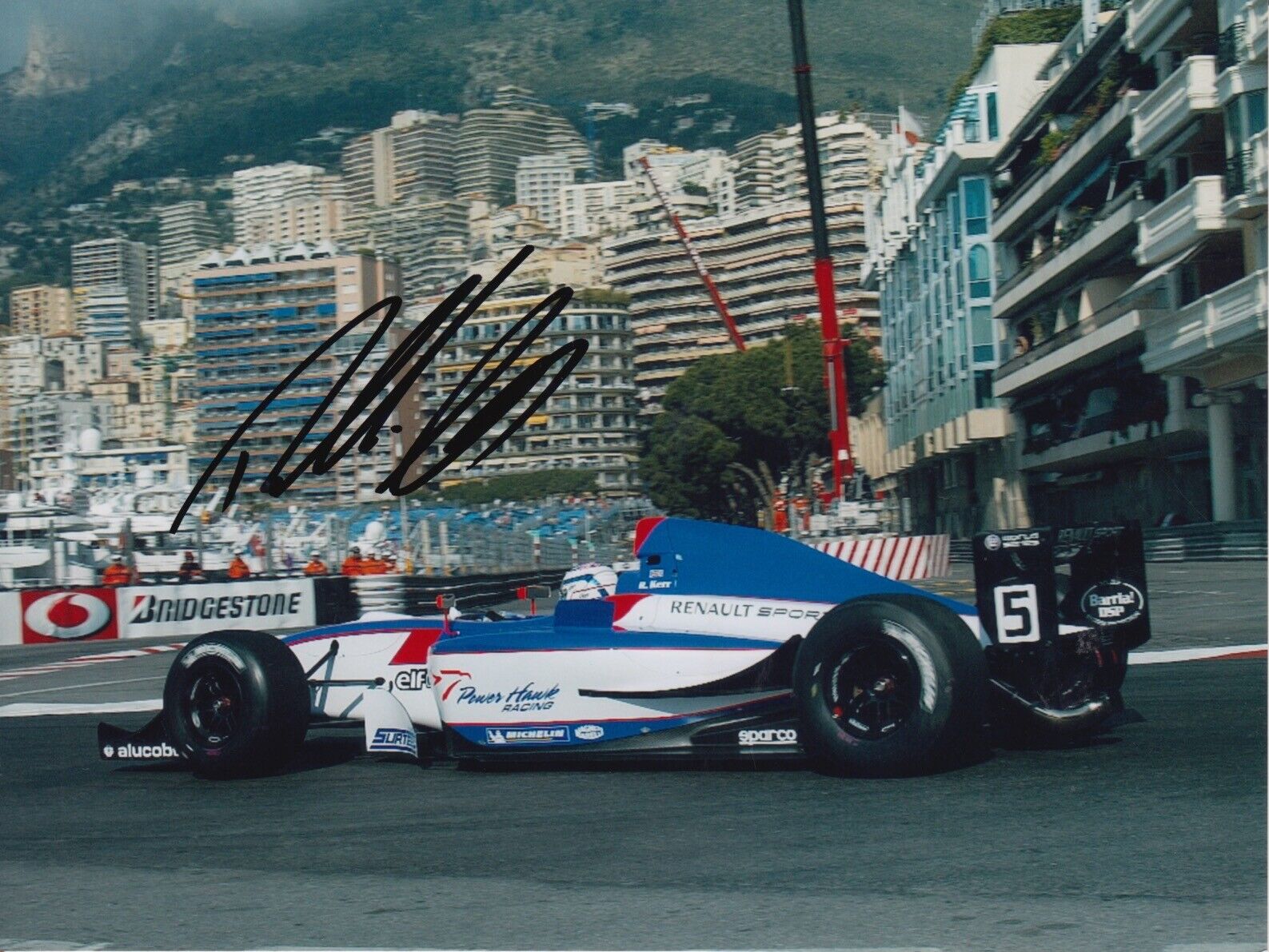Robbie Kerr Hand Signed 8x6 Photo Poster painting - Renault World Series Autograph 9.