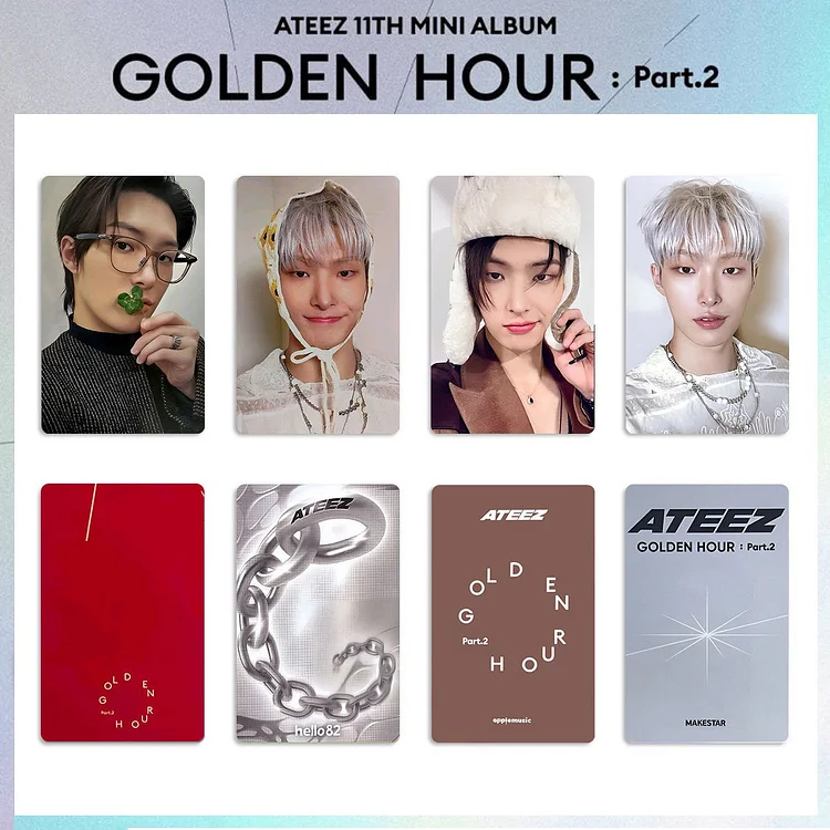 Ateez Golden Hour Part.2 Poca Makestar Sunflower Benefit