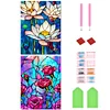 Combo Kit（2PCS)-Diamond Painting-DIY DIY Full Round Drill Glass Roses Flower (30*40CM)