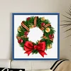 (Multi-Style) Christmas Wreath-11CT Counted Cross Stitch 40*40cm