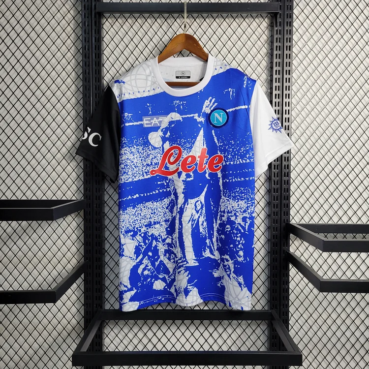 Napoli X Maradona Champion Limited Edition Shirt Kit 2023-2024