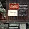 4PCS Interesting Quote - Vintage Metal Signs Set - 20*30cm/30*40cm - Warning