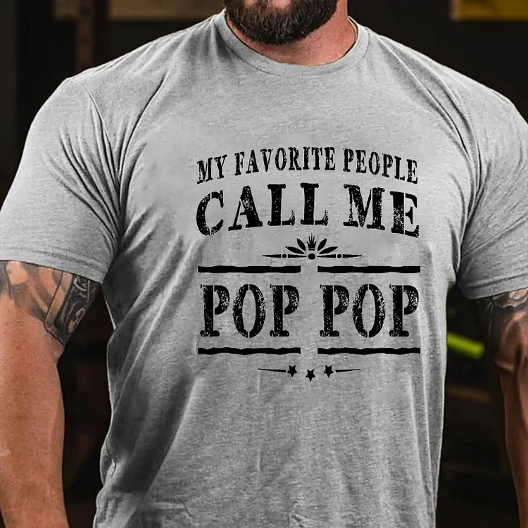 Pop Pop Gifts Grandpa Fathers Day T-shirt