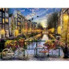 Town And River  | Full Round Diamond Painting Kits