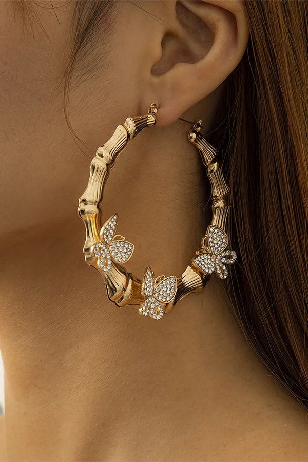 Queen of Hearts Crystal Stud Earrings