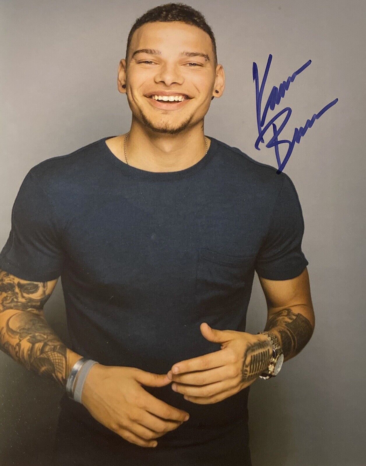 Kane Brown signed Autographed 8x10 Color Photo Poster painting Sexy