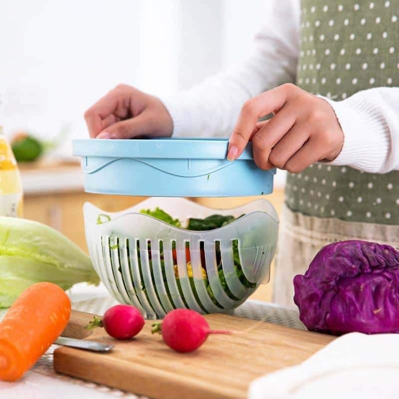 (New Year Sale-50% OFF) Fruits & Vegetables Cutter Bowl- Buy 2 Get 1 Free