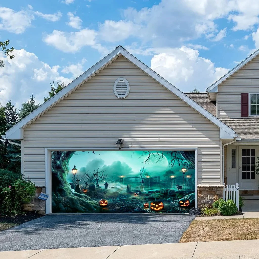 Last Day Sale 49% OFF - Halloween 2023 Garage Door Decoration