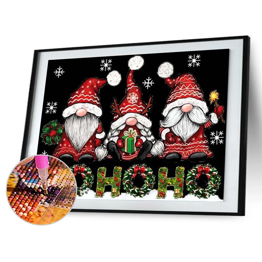 Diamond Painting - Full Round Drill - Christmas Dwarf(40*30cm)